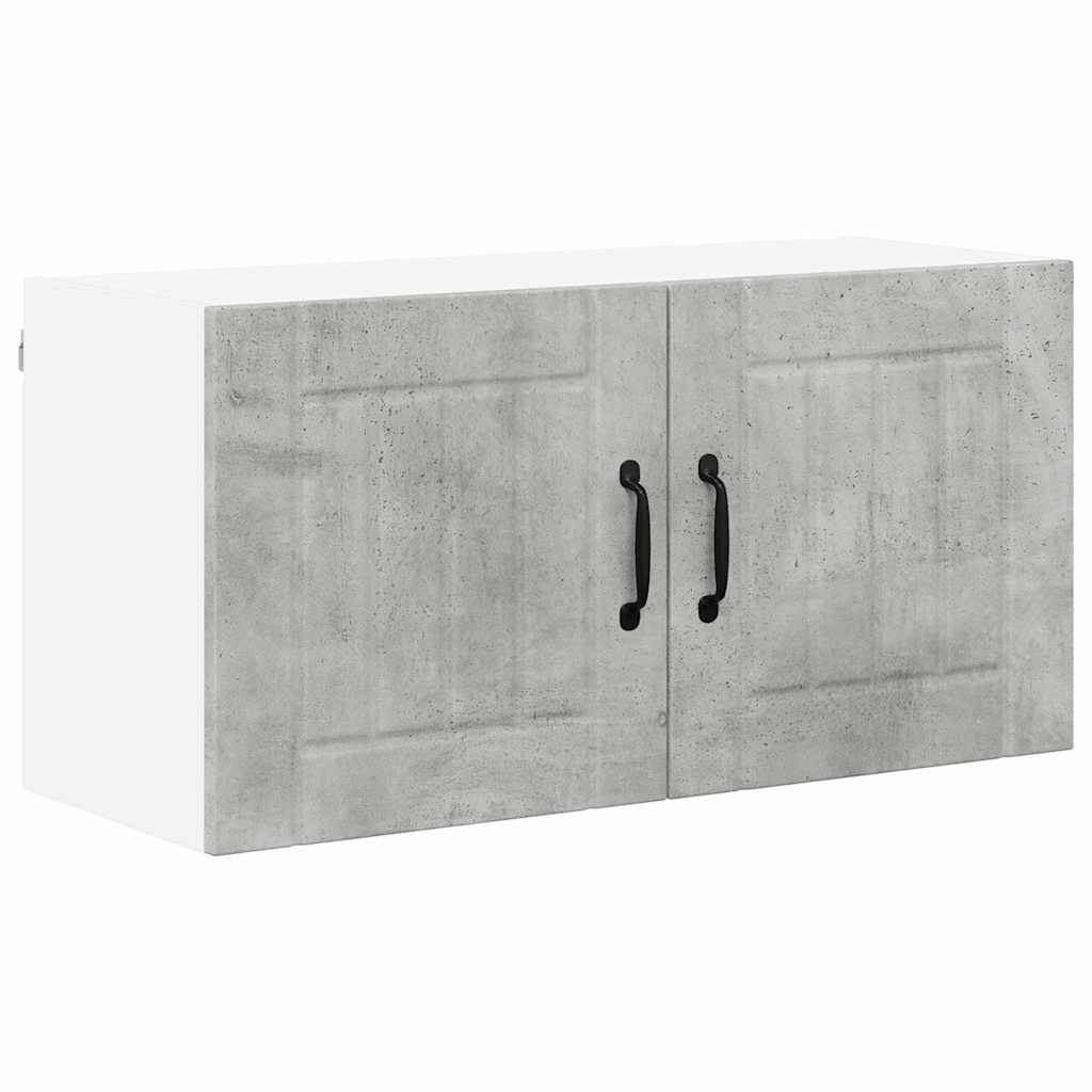 Kitchen Wall Cabinet with Shelf Concrete Grey 80 x 31 x 40 cm