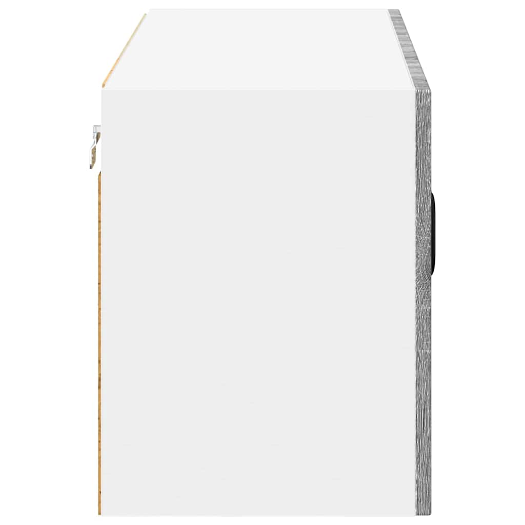 Kitchen Wall Cabinet with Shelf Grey Sonoma 80 x 31 x 40 cm