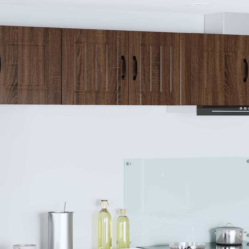 Kitchen Wall Cabinet Brown Oak 80 x 31 x 40 cm Engineered Wood