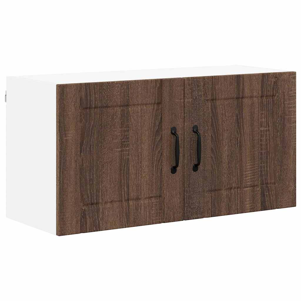 Kitchen Wall Cabinet Brown Oak 80 x 31 x 40 cm Engineered Wood