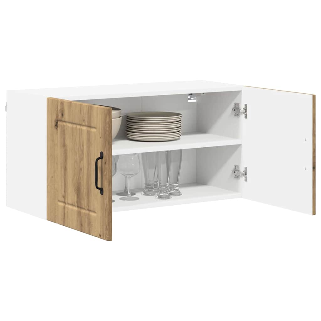 Kitchen Wall Cabinet with Shelf Artisan Oak 80 x 31 x 40 cm