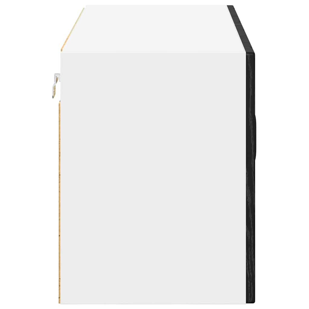 Kitchen Wall Cabinet Black Oak 80 x 31 x 40 cm Engineered Wood