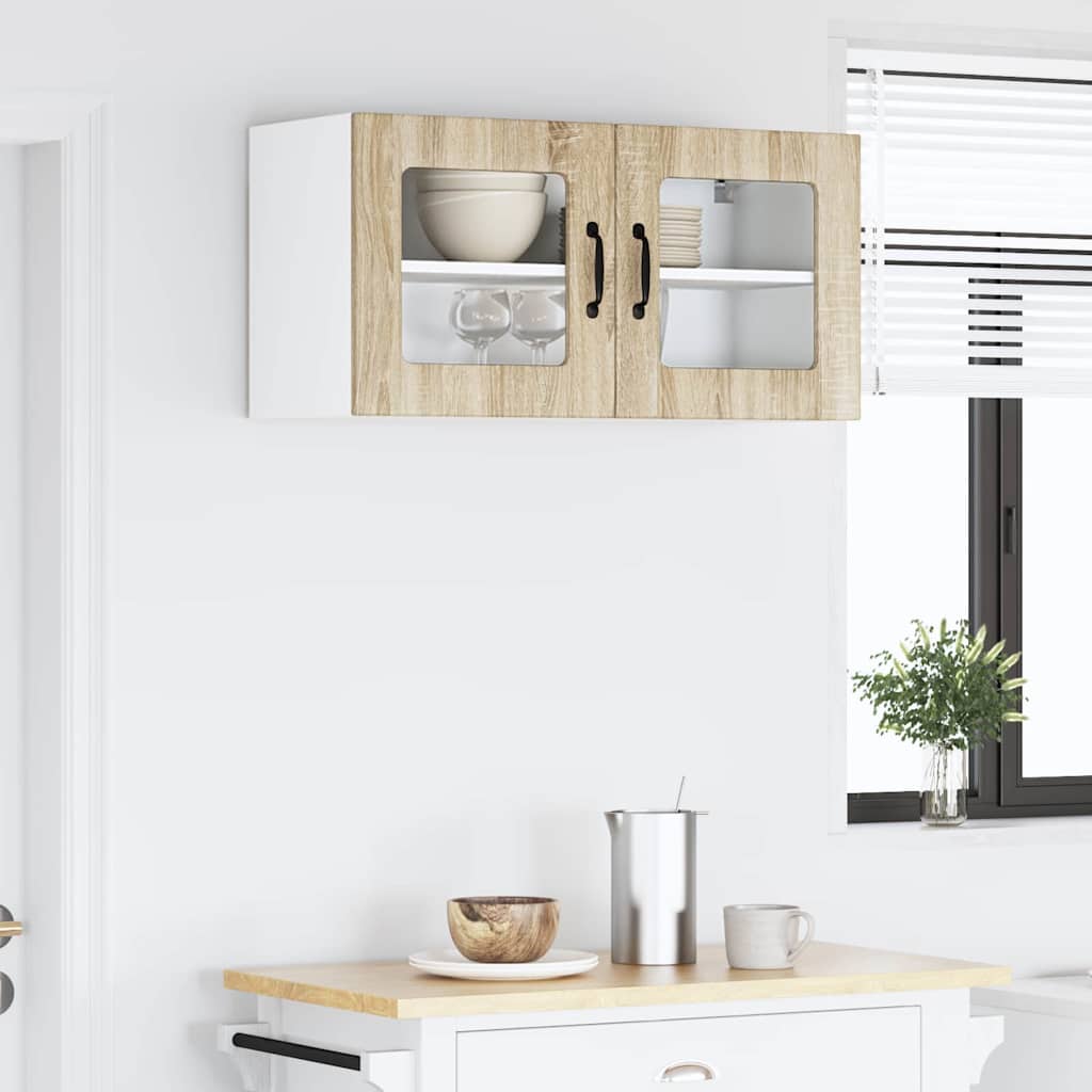 Kitchen Wall Cabinet Sonoma Oak 80 x 31 x 40 cm Engineered Wood