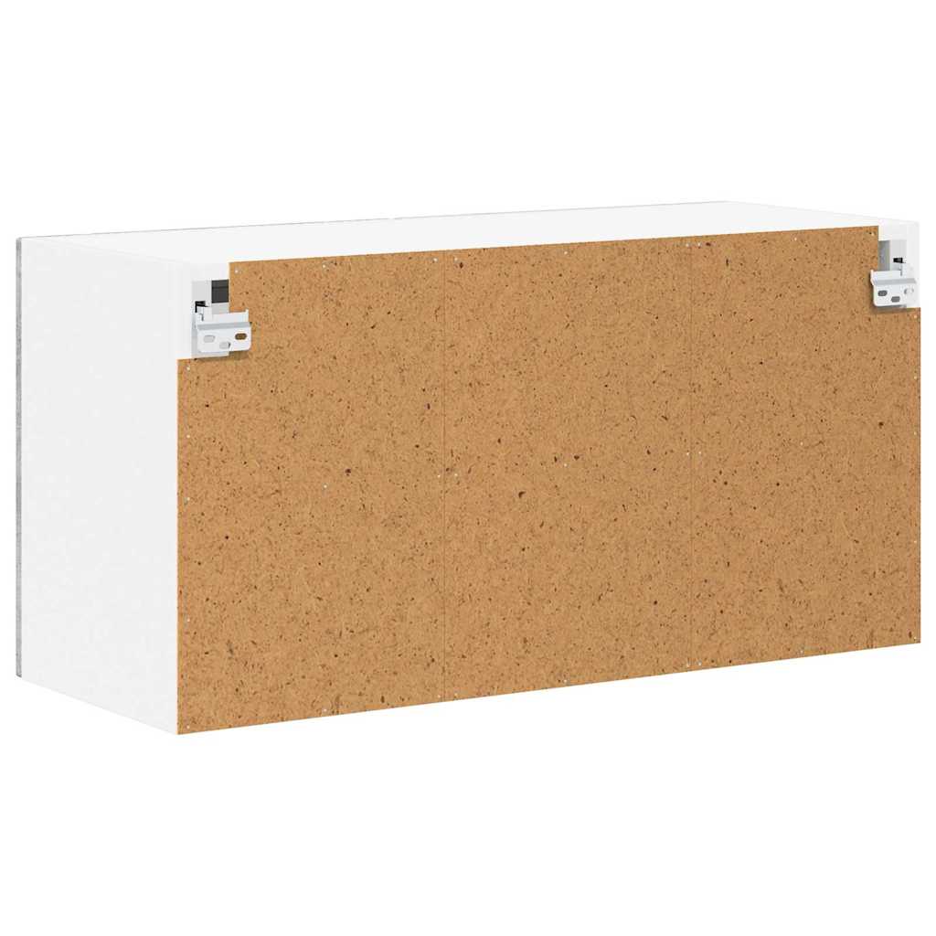 Kitchen Wall Cabinet with Shelf Concrete Grey 80 x 31 x 40 cm