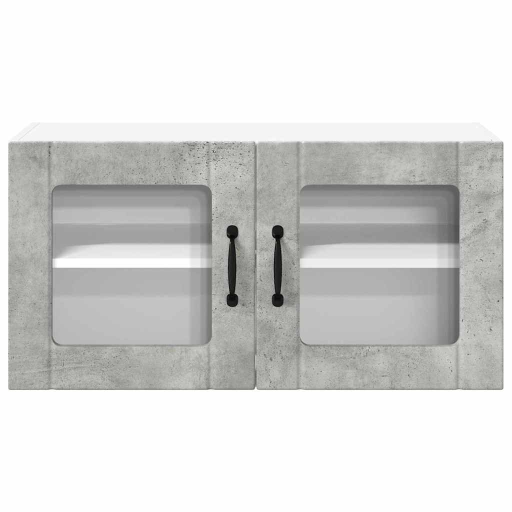 Kitchen Wall Cabinet with Shelf Concrete Grey 80 x 31 x 40 cm
