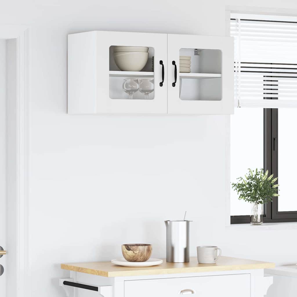 Kitchen Wall Cabinet High Gloss White 80 x 31 x 40 cm