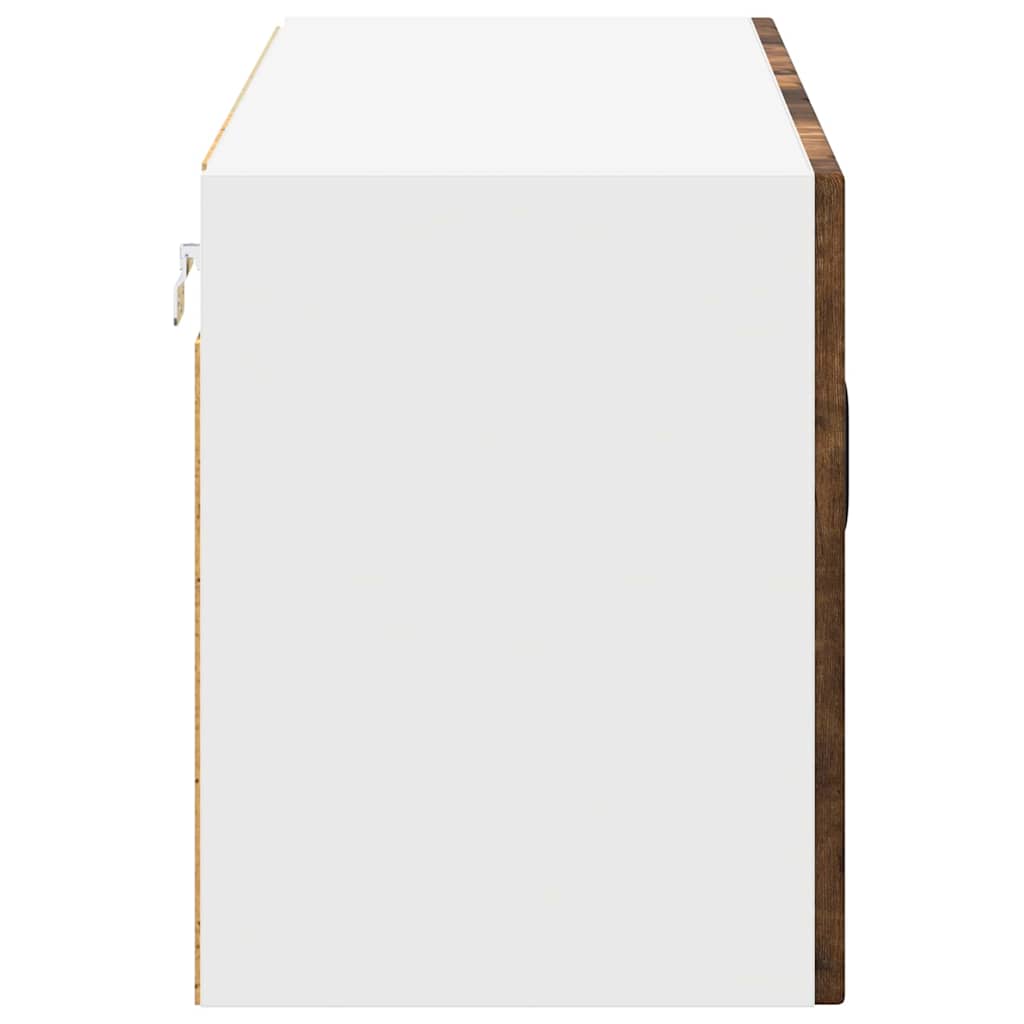 Kitchen Wall Cabinet Smoked Oak 80 x 31 x 40 cm Engineered Wood