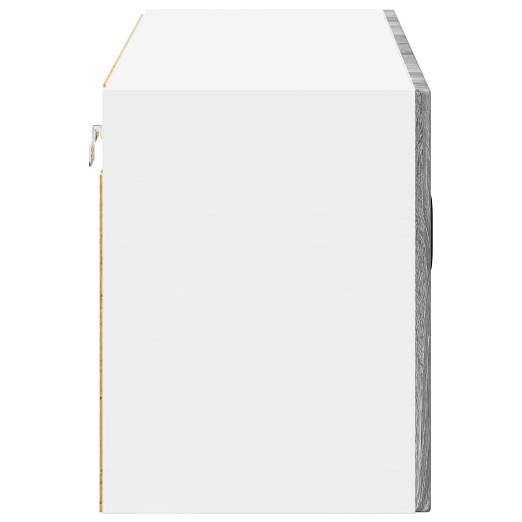 Kitchen Wall Cabinet with Shelf Grey Sonoma 80 x 31 x 40 cm