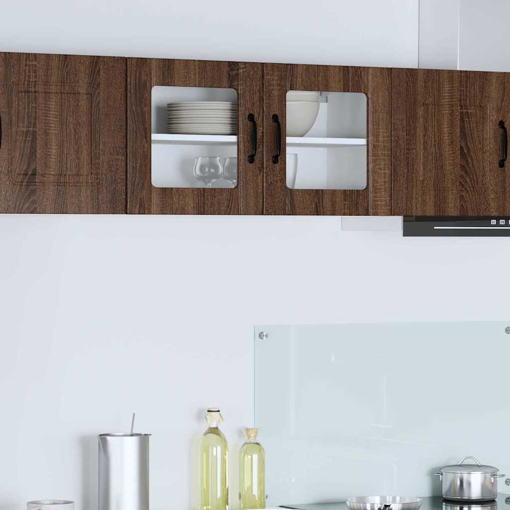 Kitchen Wall Cabinet Brown Oak 80 x 31 x 40 cm Engineered Wood