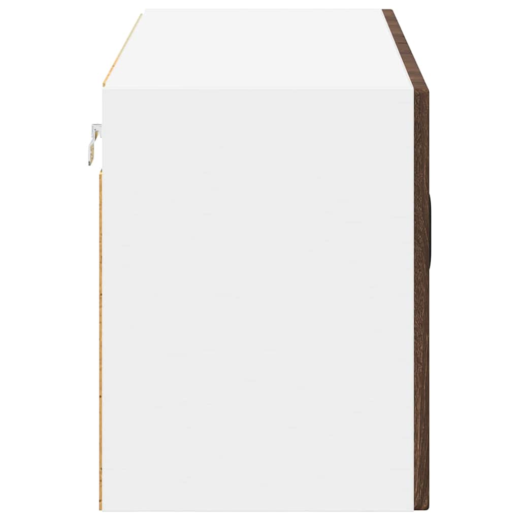 Kitchen Wall Cabinet Brown Oak 80 x 31 x 40 cm Engineered Wood