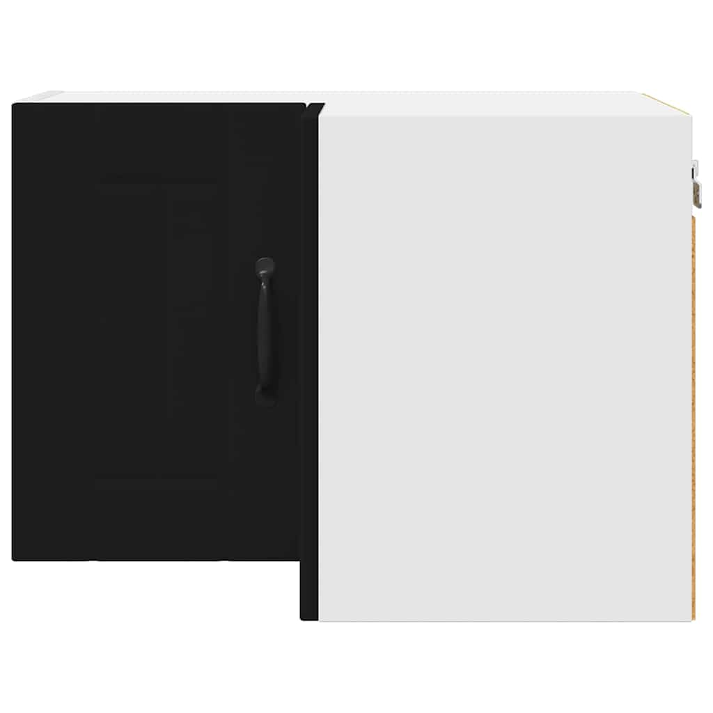 Kitchen Wall Cabinet Black 57 x 57 x 40 cm Engineered Wood