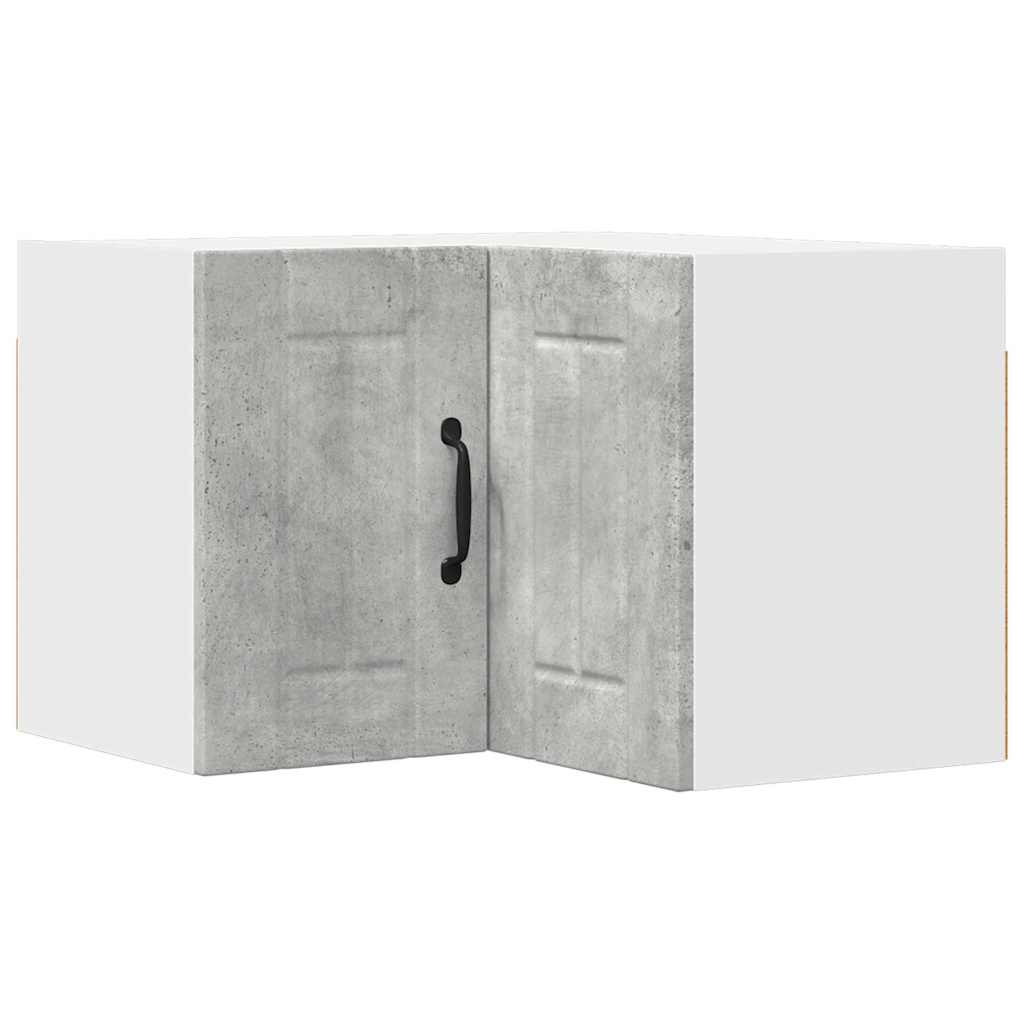 Kitchen Wall Cabinet with Shelf Concrete Grey 57 x 57 x 40 cm