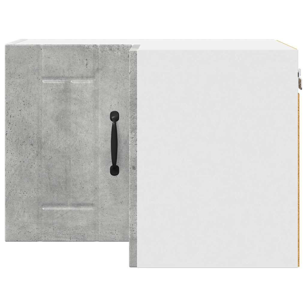 Kitchen Wall Cabinet with Shelf Concrete Grey 57 x 57 x 40 cm