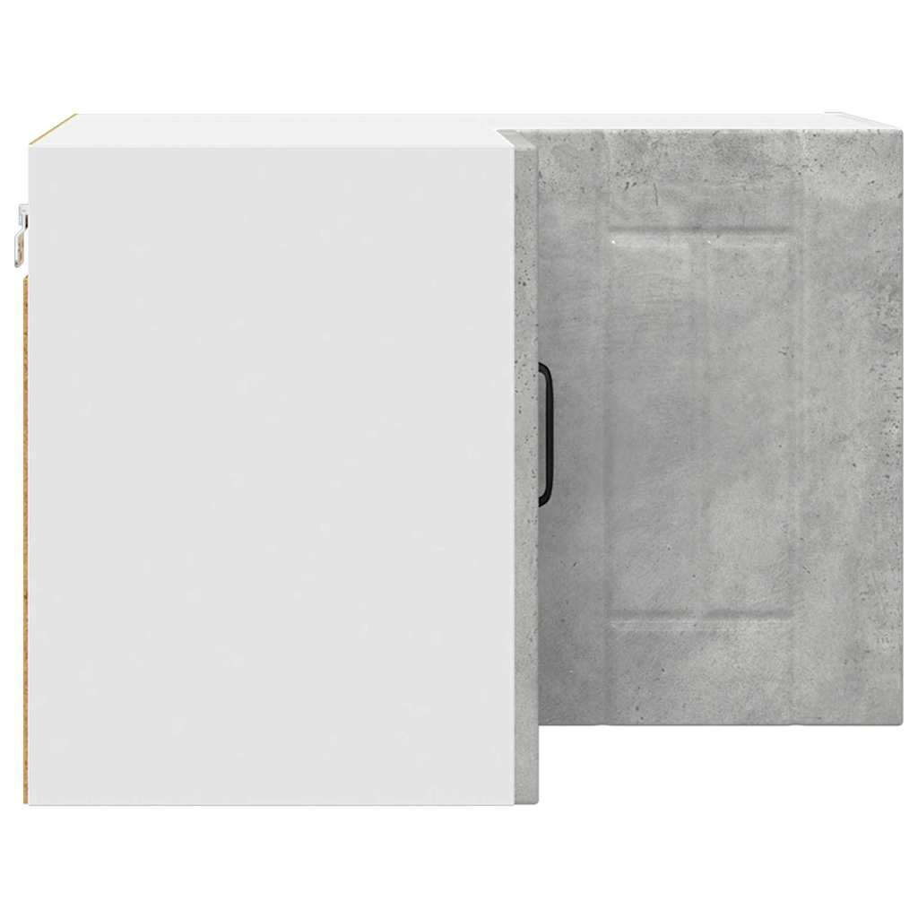 Kitchen Wall Cabinet with Shelf Concrete Grey 57 x 57 x 40 cm