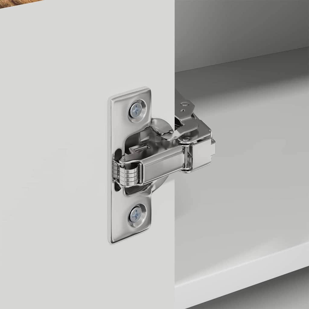 Kitchen Wall Cabinet Smoked Oak 57 x 57 x 40 cm Engineered Wood