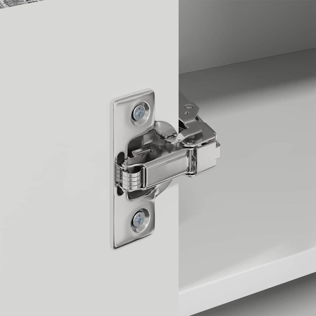 Kitchen Wall Cabinet with Shelf Grey Sonoma 57 x 57 x 40 cm