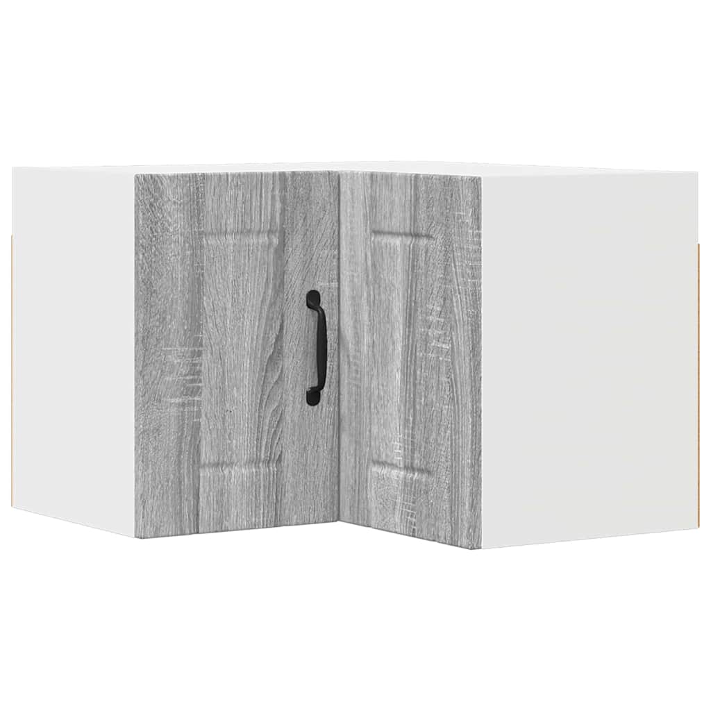 Kitchen Wall Cabinet with Shelf Grey Sonoma 57 x 57 x 40 cm