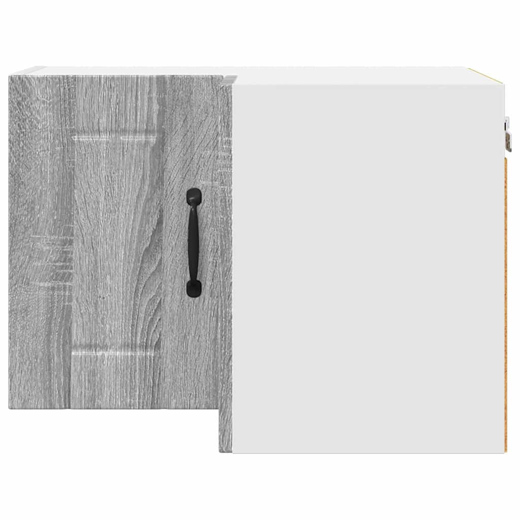 Kitchen Wall Cabinet with Shelf Grey Sonoma 57 x 57 x 40 cm