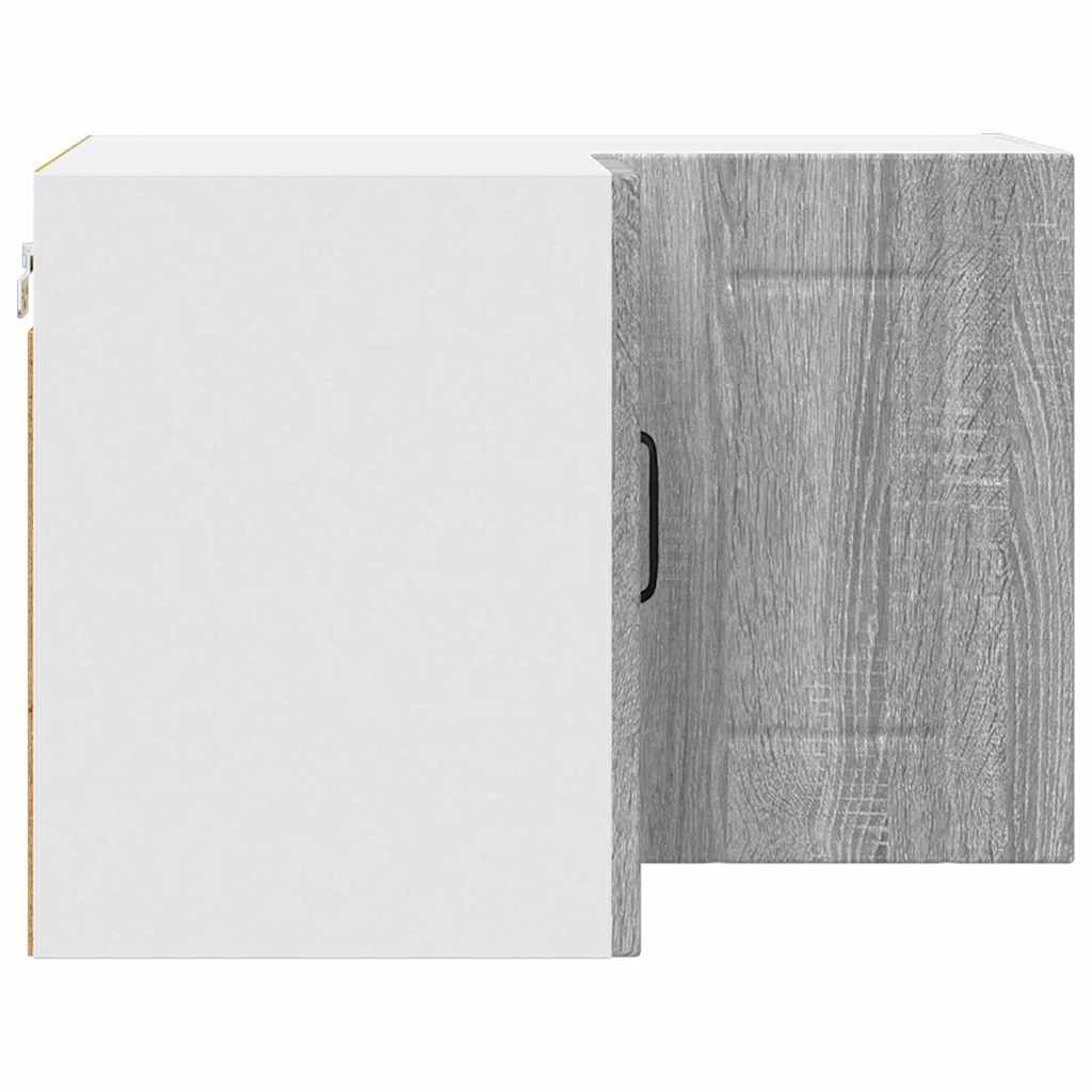 Kitchen Wall Cabinet with Shelf Grey Sonoma 57 x 57 x 40 cm