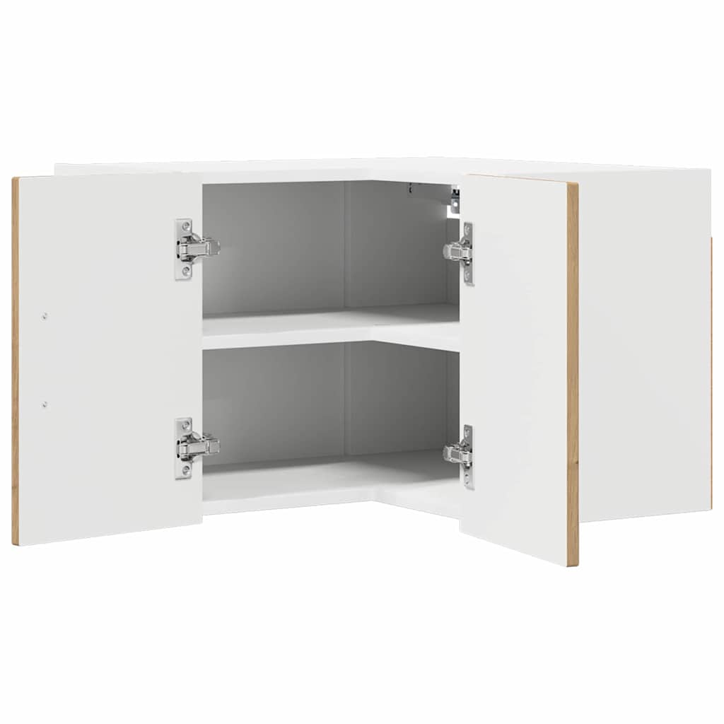 Kitchen Wall Cabinet with Shelf Artisan Oak 57 x 57 x 40 cm