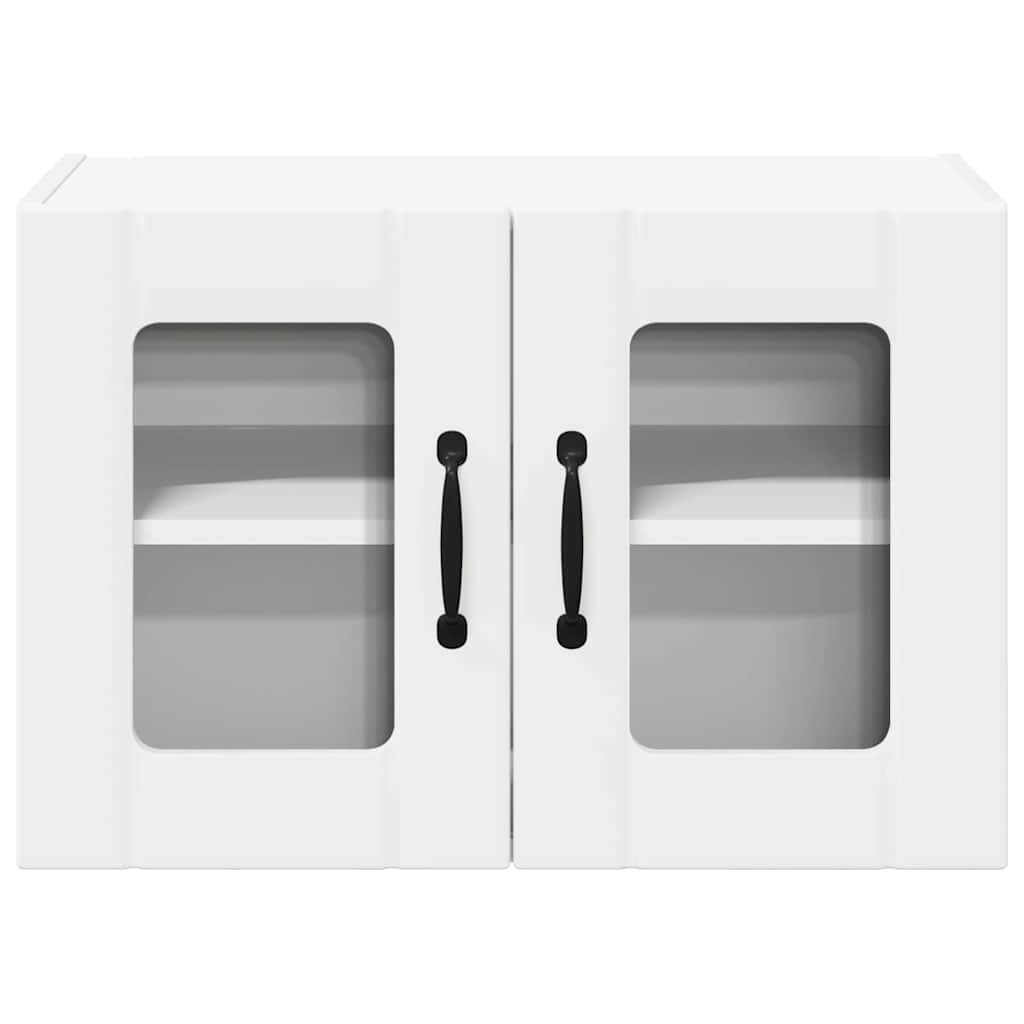 Kitchen Wall Cabinet with Shelf 2 pcs White 60 x 31 x 40 cm