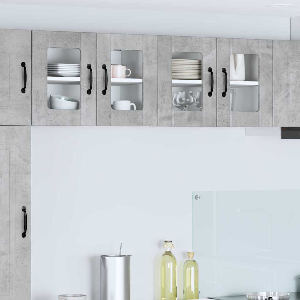 Kitchen Wall Cabinet with Shelf Concrete Grey 60 x 31 x 40 cm