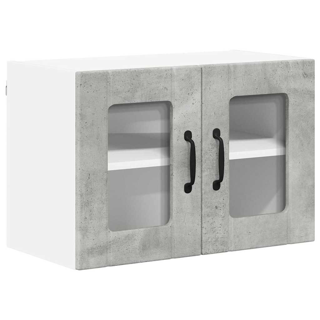Kitchen Wall Cabinet with Shelf Concrete Grey 60 x 31 x 40 cm