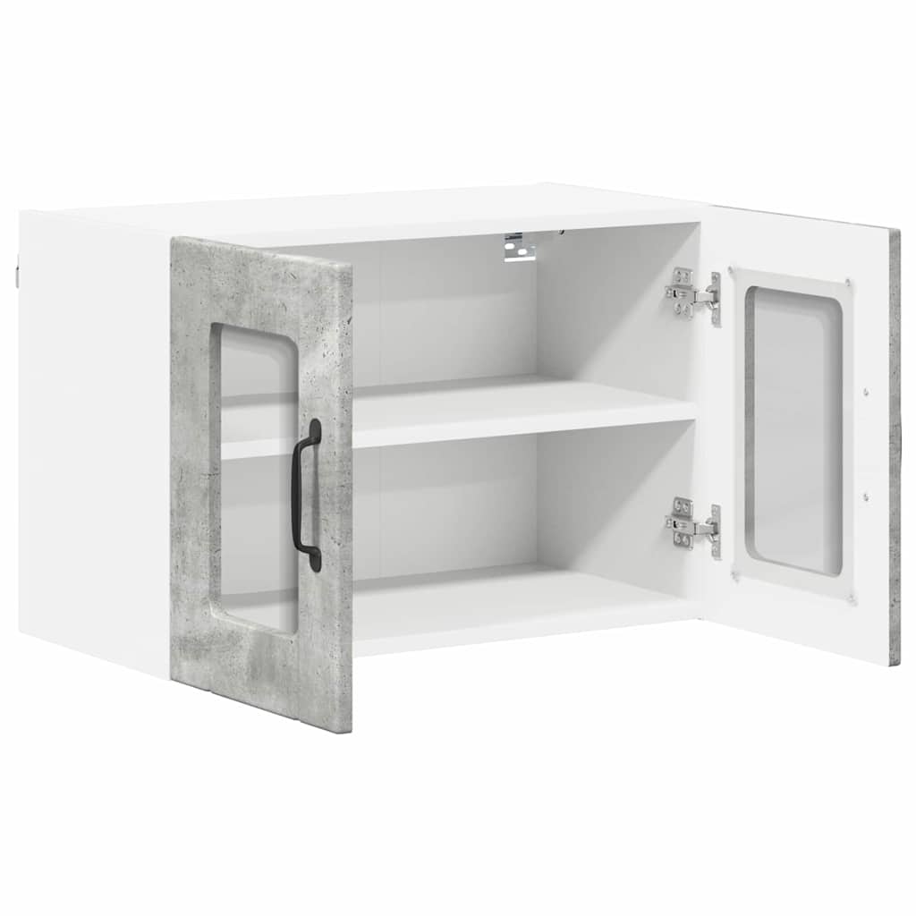 Kitchen Wall Cabinet with Shelf Concrete Grey 60 x 31 x 40 cm