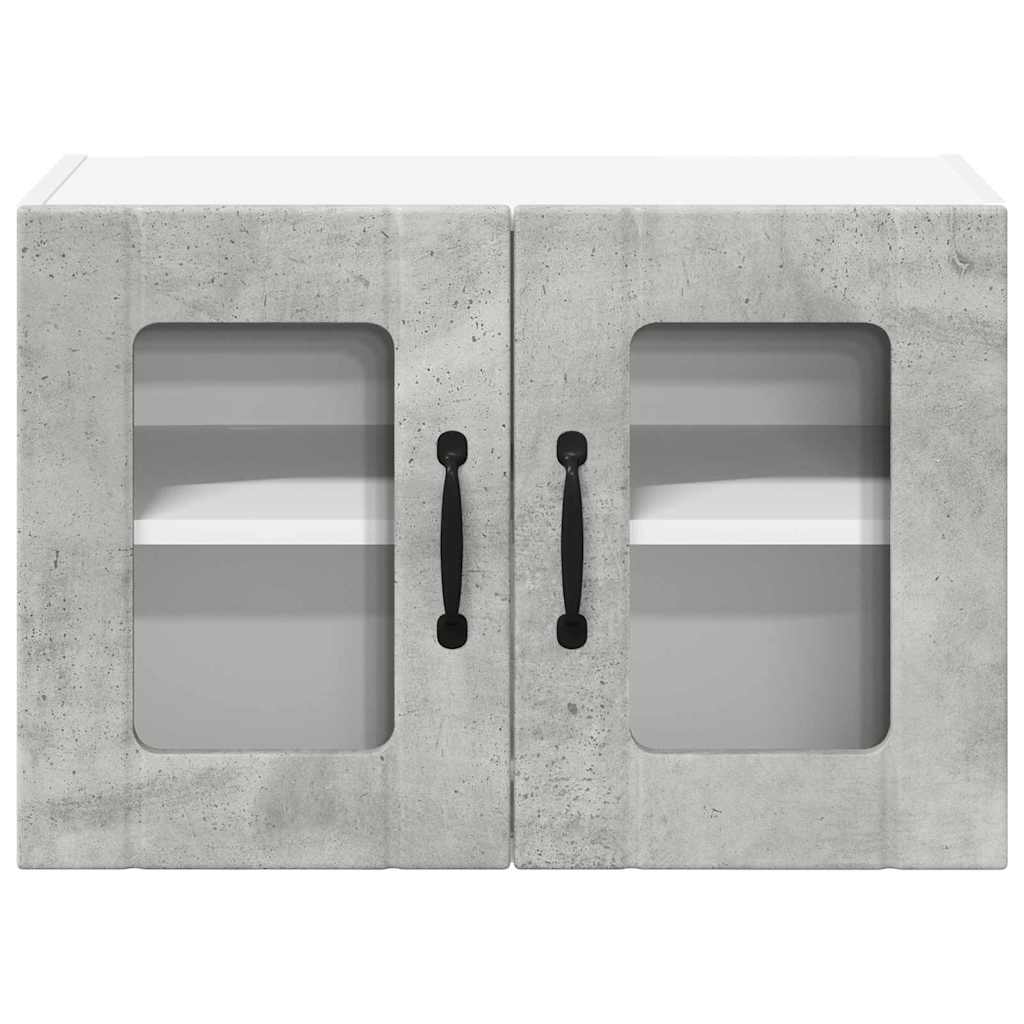 Kitchen Wall Cabinet with Shelf Concrete Grey 60 x 31 x 40 cm