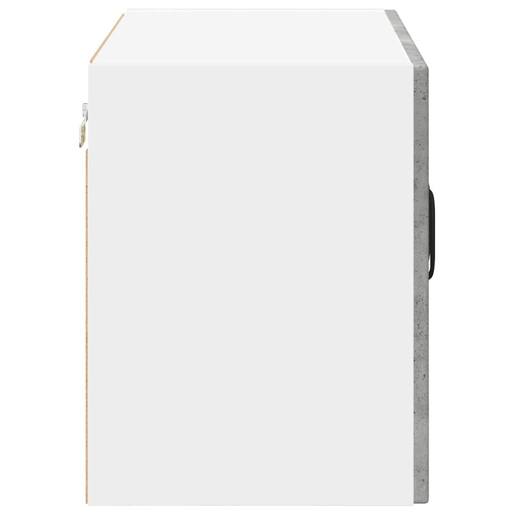 Kitchen Wall Cabinet with Shelf Concrete Grey 60 x 31 x 40 cm