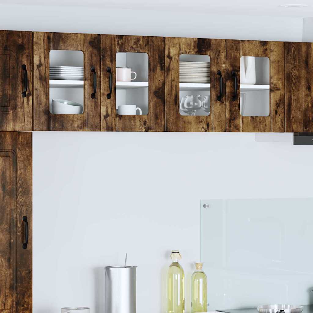 Kitchen Wall Cabinet Smoked Oak 60 x 31 x 40 cm Engineered Wood