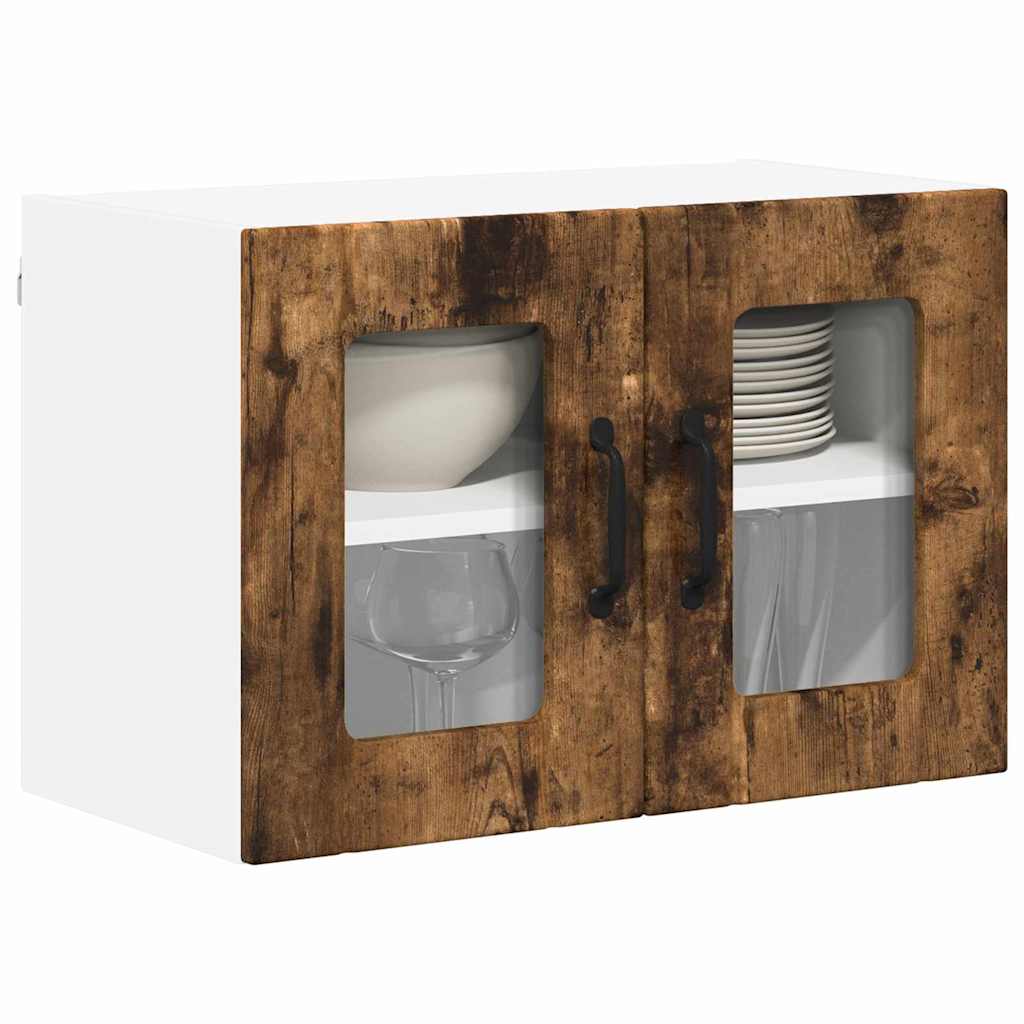 Kitchen Wall Cabinet Smoked Oak 60 x 31 x 40 cm Engineered Wood