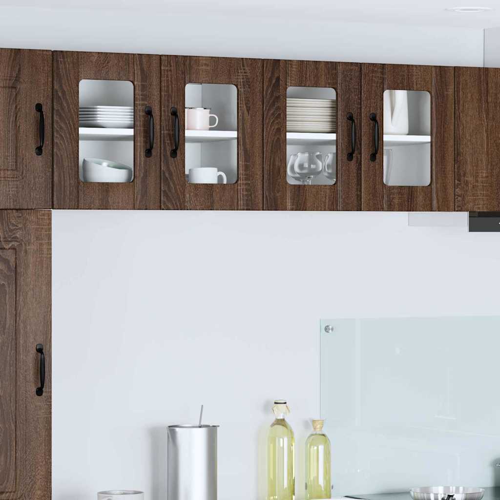 Kitchen Wall Cabinet Brown Oak 60 x 31 x 40 cm Engineered Wood