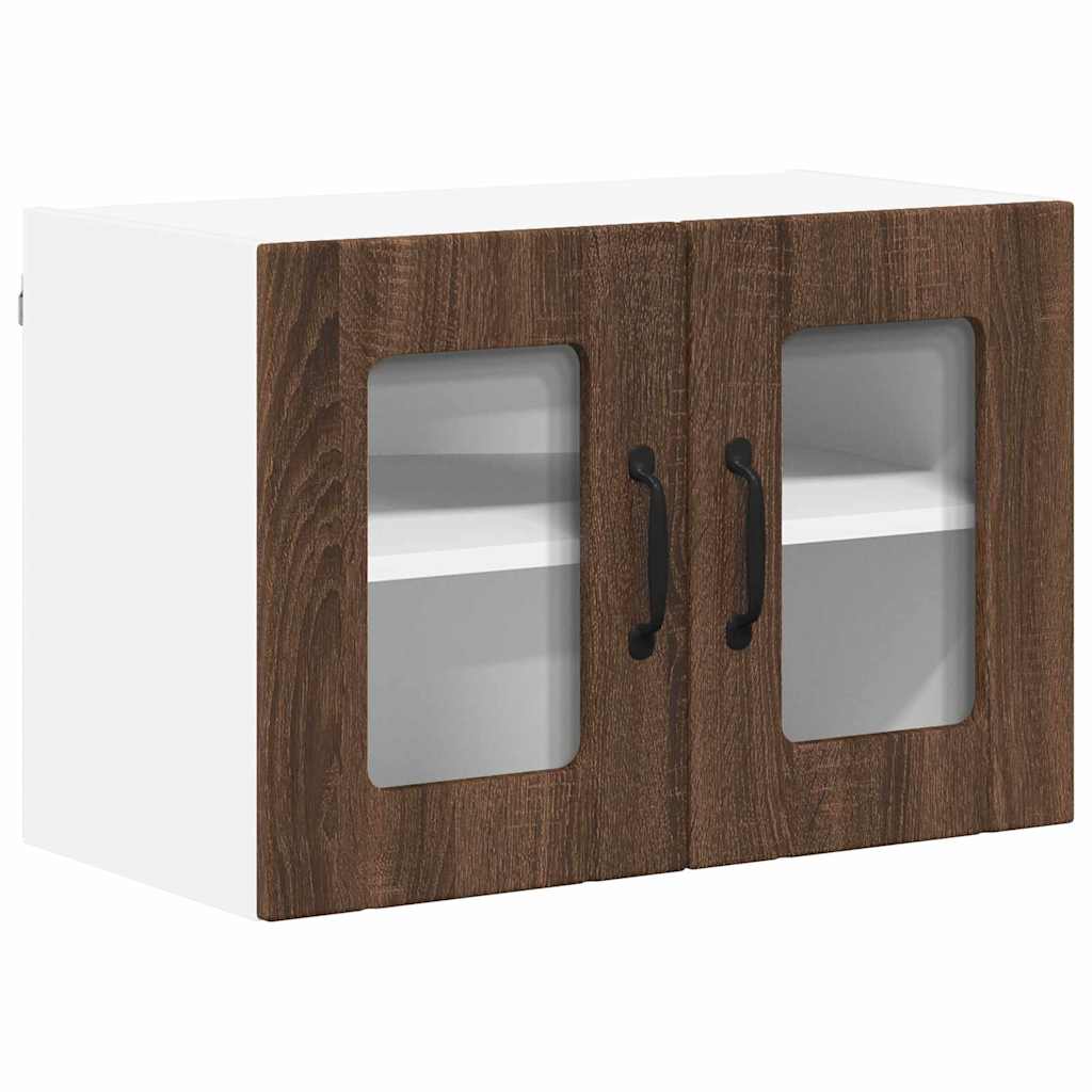 Kitchen Wall Cabinet Brown Oak 60 x 31 x 40 cm Engineered Wood