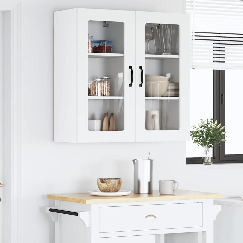 Kitchen Wall Cabinet White 40 x 31 x 80 cm Engineered Wood