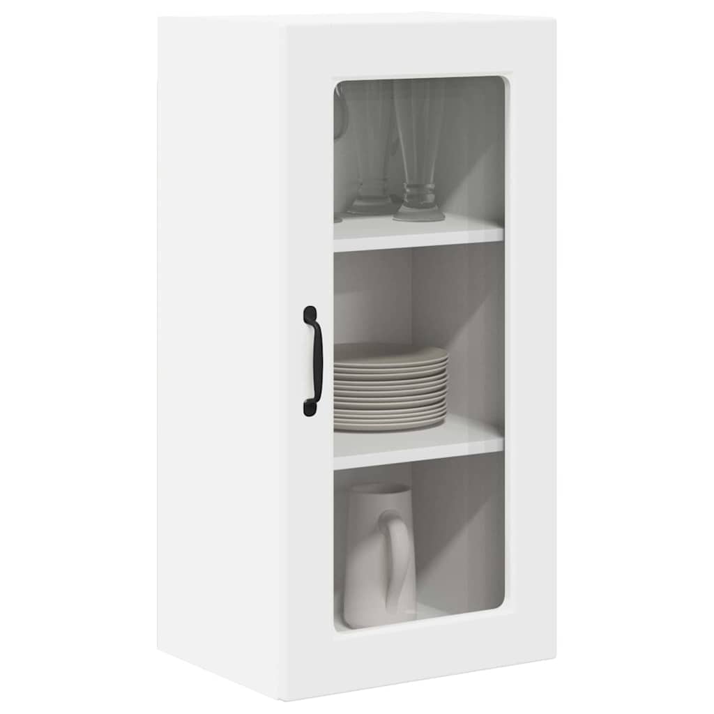 Kitchen Wall Cabinet White 40 x 31 x 80 cm Engineered Wood