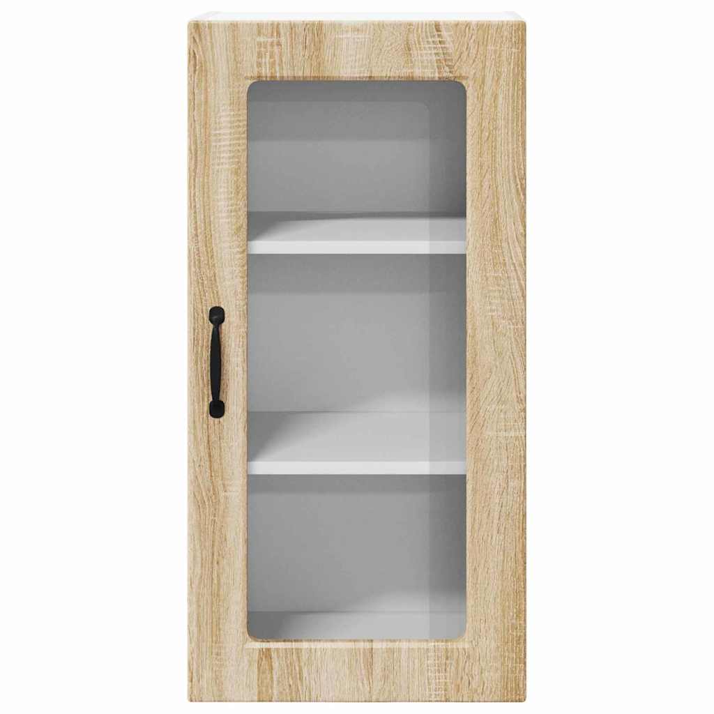 Kitchen Wall Cabinet Sonoma Oak 40 x 31 x 80 cm Engineered Wood