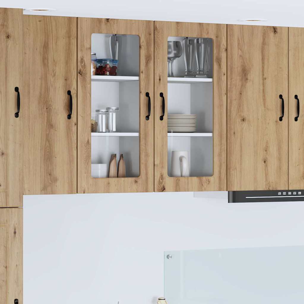 Kitchen Wall Cabinet with Shelf Artisan Oak 40 x 31 x 80 cm