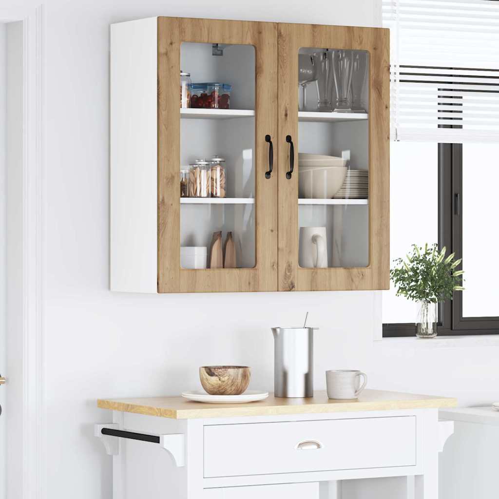 Kitchen Wall Cabinet with Shelf Artisan Oak 40 x 31 x 80 cm