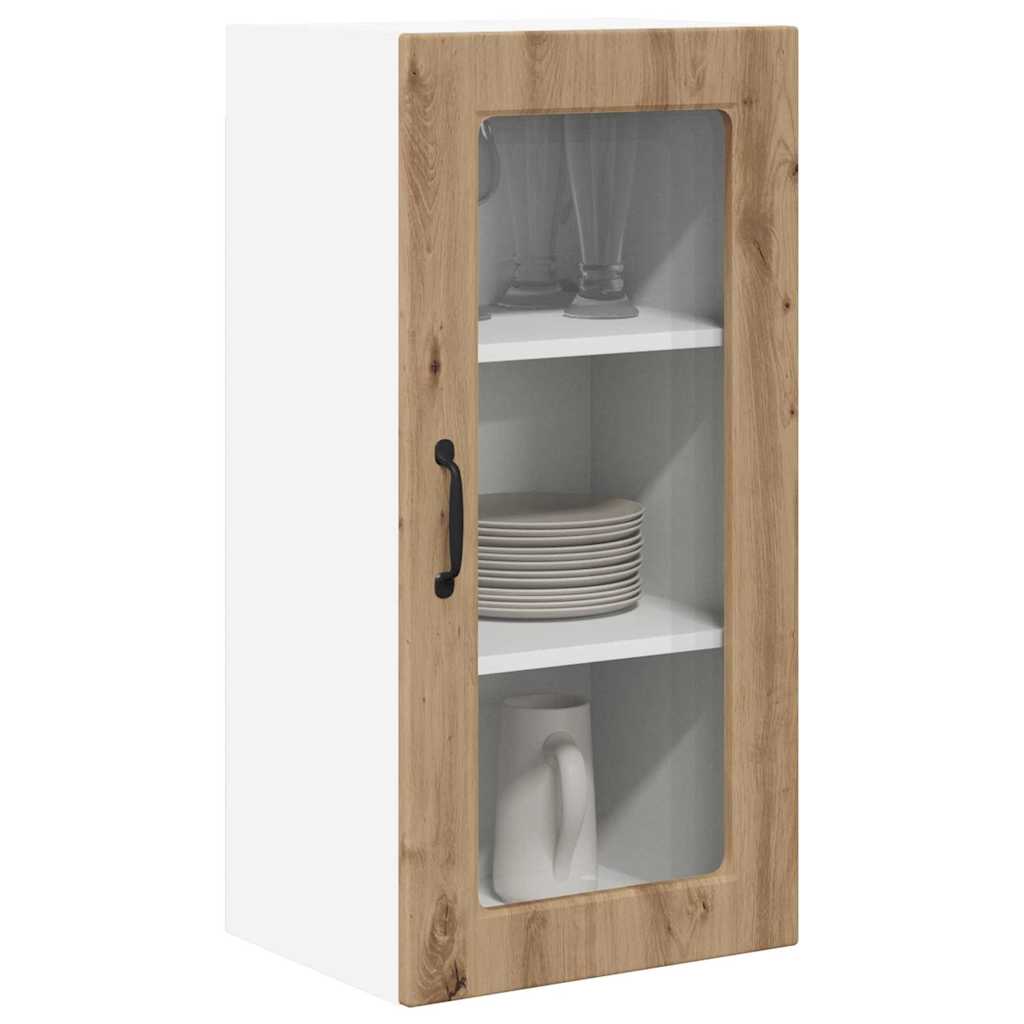 Kitchen Wall Cabinet with Shelf Artisan Oak 40 x 31 x 80 cm