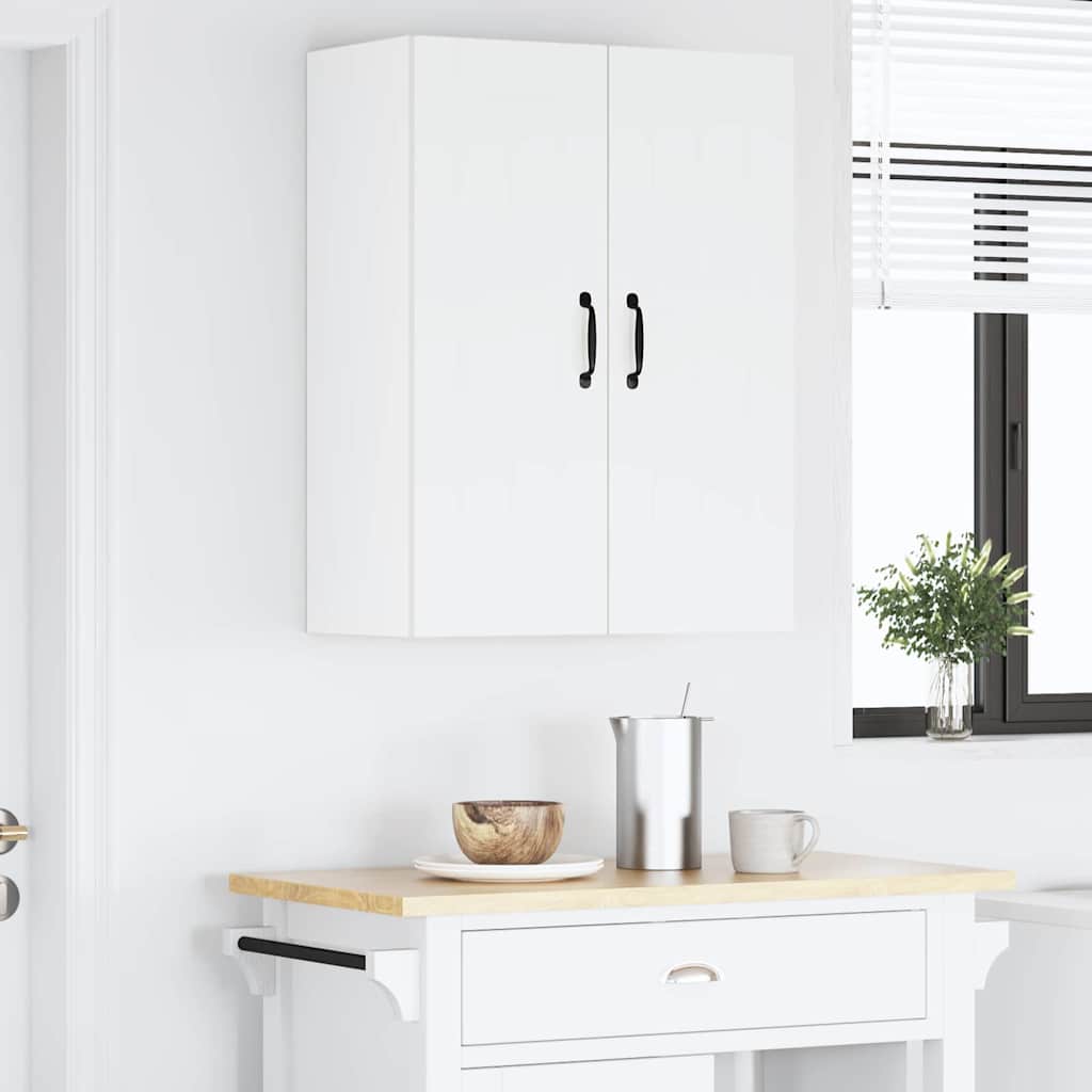 Kitchen Wall Cabinet with Shelf 2 pcs White 30 x 31 x 80 cm