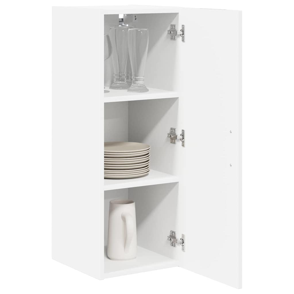 Kitchen Wall Cabinet with Shelf 2 pcs White 30 x 31 x 80 cm