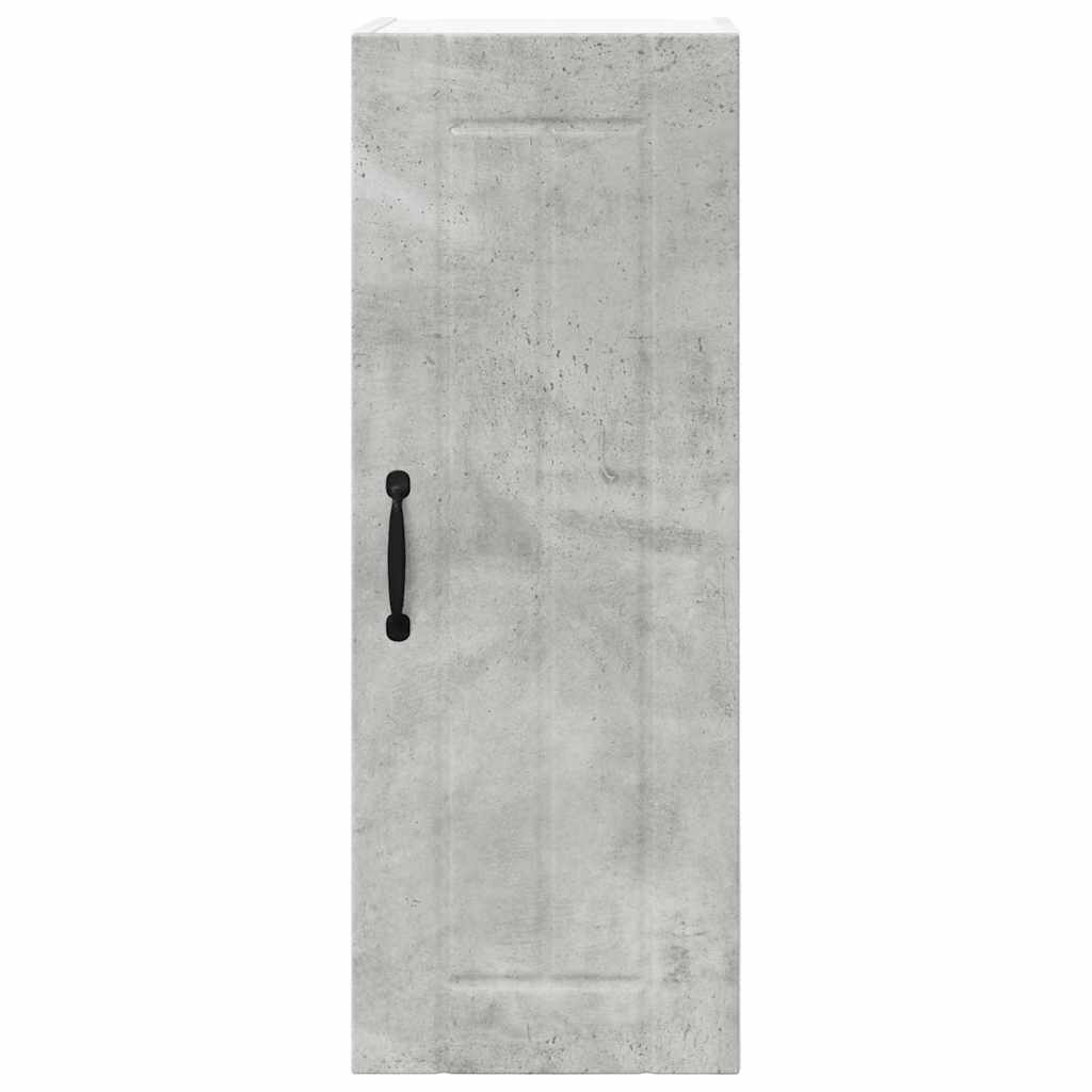 Kitchen Wall Cabinet 2 pcs Concrete Grey 30 x 31 x 80 cm