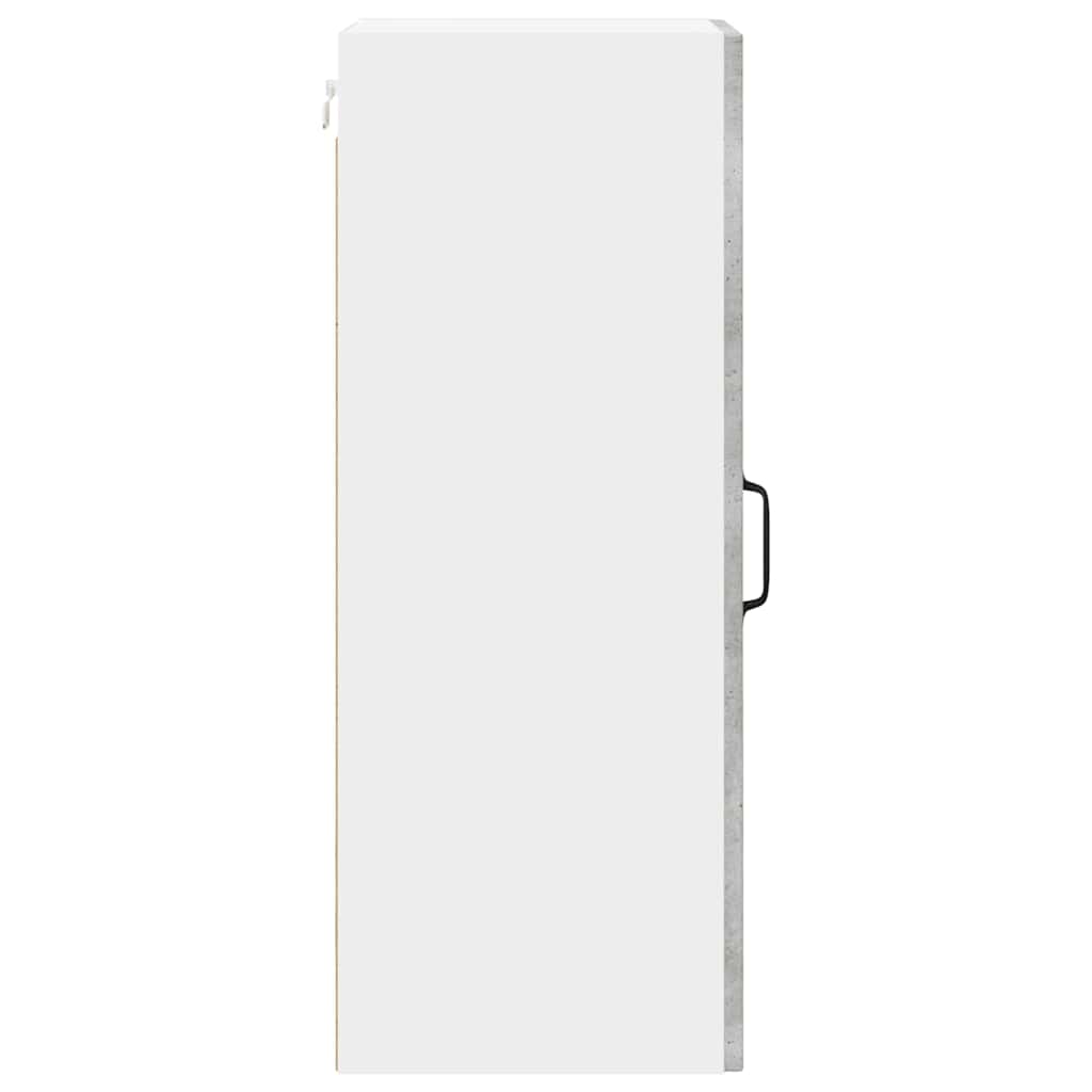 Kitchen Wall Cabinet 2 pcs Concrete Grey 30 x 31 x 80 cm