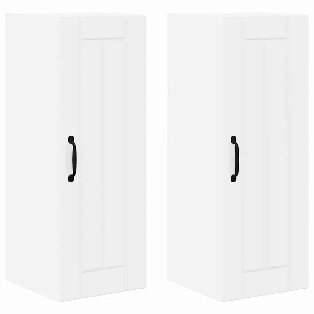 Kitchen Wall Cabinet 2 pcs High Gloss White 30 x 31 x 80 cm