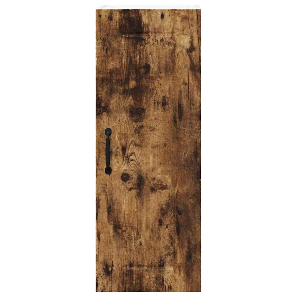 Kitchen Wall Cabinet Smoked Oak 30 x 31 x 80 cm Engineered Wood