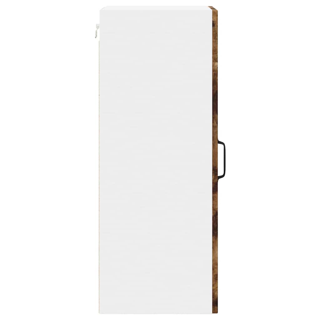 Kitchen Wall Cabinet Smoked Oak 30 x 31 x 80 cm Engineered Wood