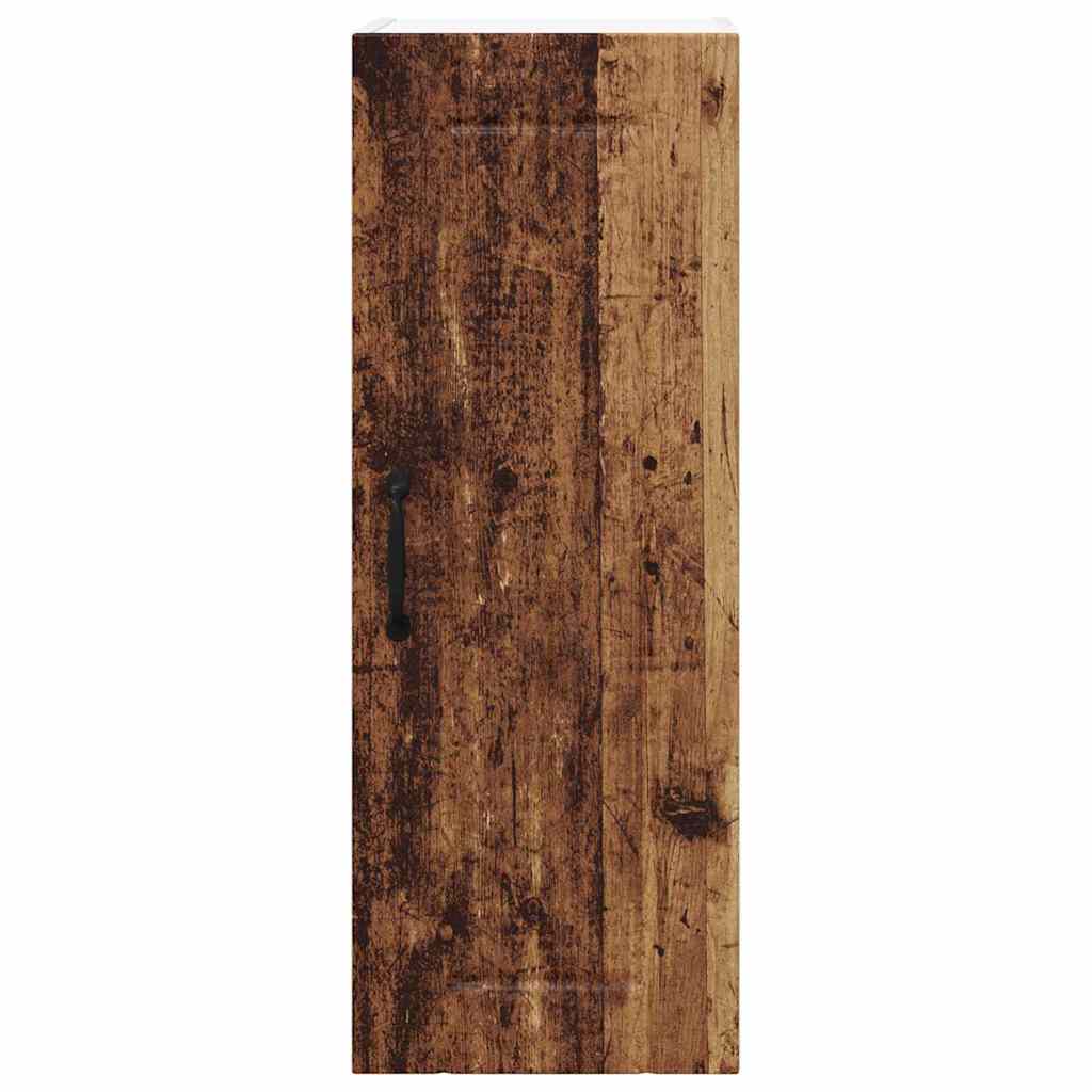 Kitchen Wall Cabinet with Shelf 2 pcs Old Wood 30 x 31 x 80 cm