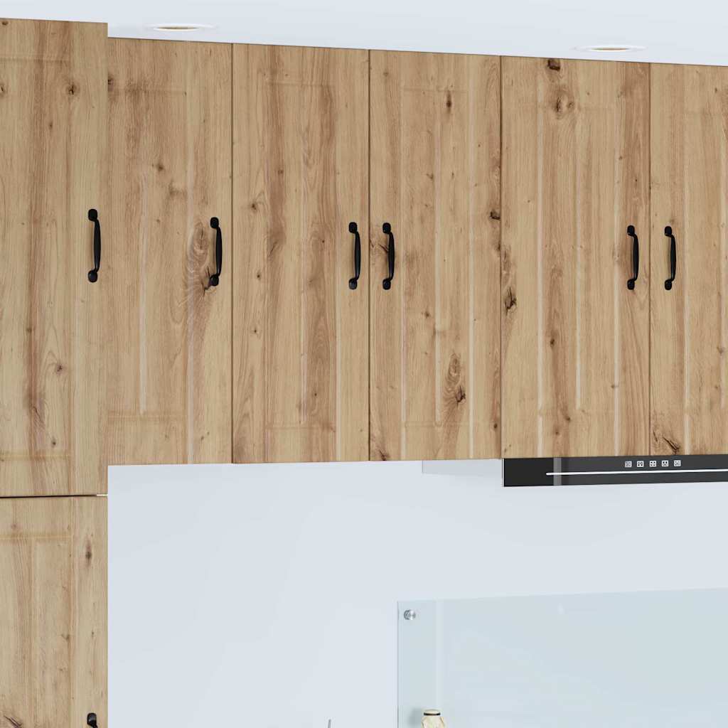 Kitchen Wall Cabinet 2 pcs Artisan Oak 30 x 31 x 80 cm