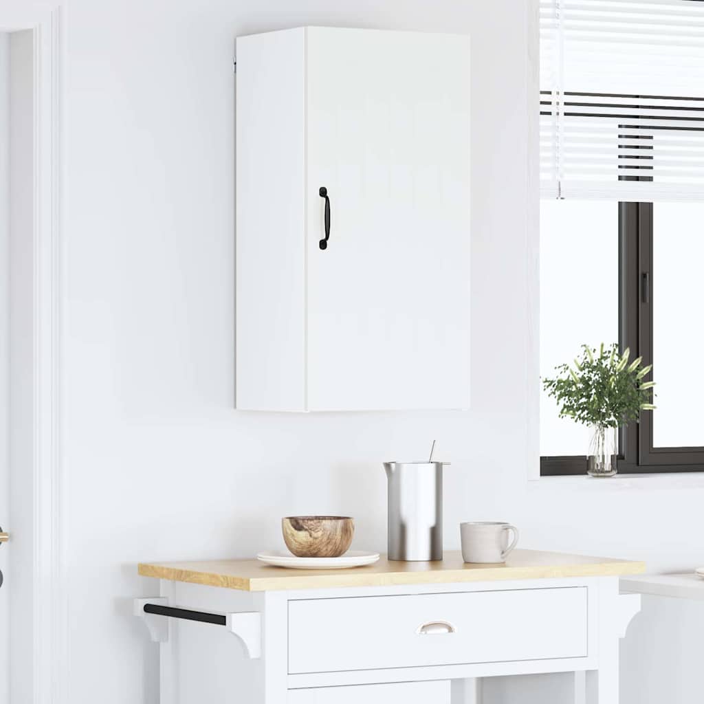 Kitchen Wall Cabinet White 40 x 31 x 80 cm Engineered Wood